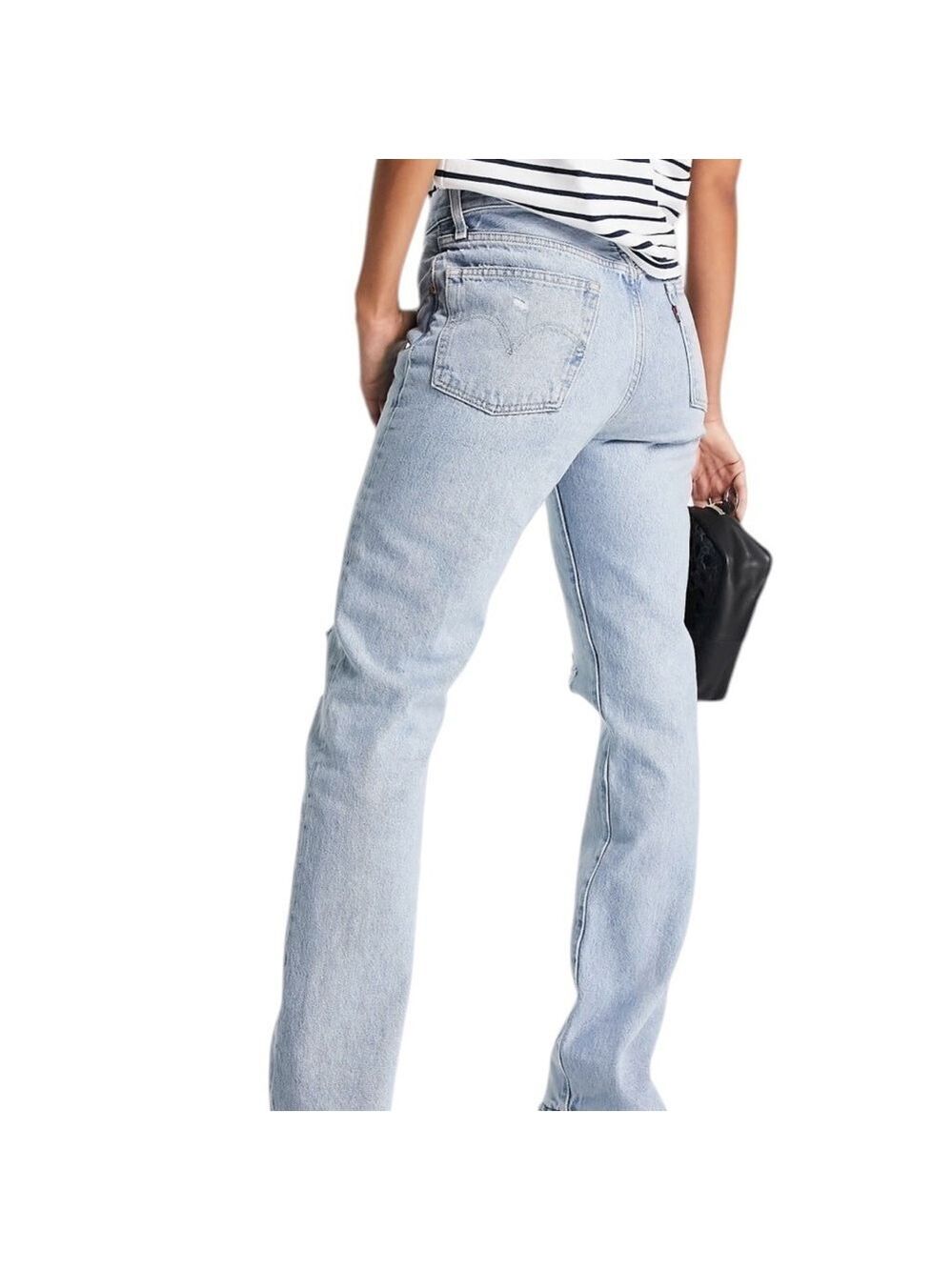 Levi’s 501S Distressed Raw Hems Jeans Size 30